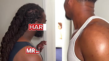 Big booty pawg gets her back blown out by two massive bbc