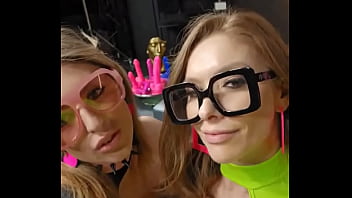 Backstage of rocco's evil angel hugs with sexy fanta this movie soon