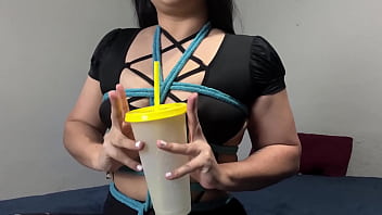 Me retaron a beber mi propio squirt astarioth