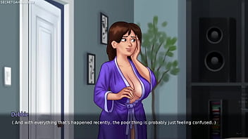 Summertime saga by darkcookie stepmom caught him cumming all over her panties stepmom caught him jerking off in her bed