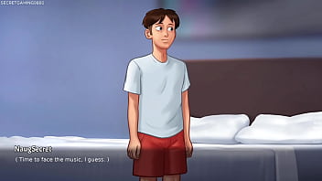 Summertime saga by darkcookie stepmom caught him cumming all over her panties stepmom caught him jerking off in her bed