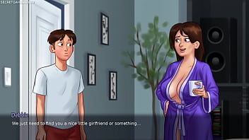 Summertime saga by darkcookie stepmom caught him cumming all over her panties stepmom caught him jerking off in her bed