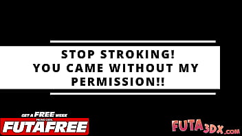 Hot horny babe puts a dildo in between her tits