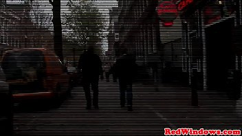 Busty prostitute pussyfucked after oral sex