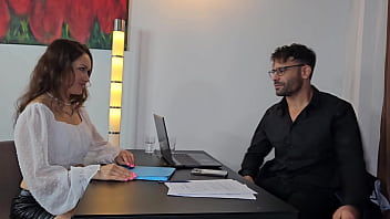 Kristina Grace Slutty Employee Gets Dap And Pissed In Mouth From Boss & Frustrated Collegue thumbnail