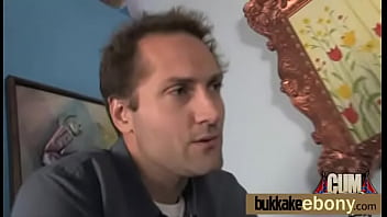 Hard group blowjob and facial interracial bukkake 18