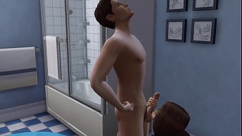 Spiderman gets oral from may