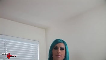 Big tit raven black bbc fucking and creampied pussy 1on1