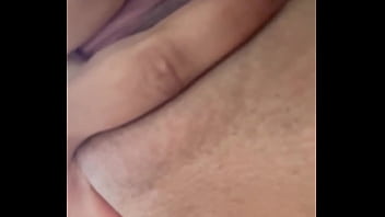 Apolonia is very horny and takes the opportunity to put her fingers in her tight pussy