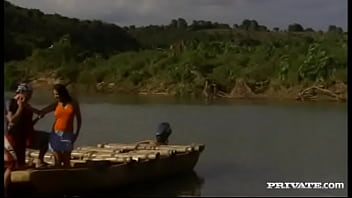 Tera bond gives this guy a blowjob and a handjob for a facial cumshot