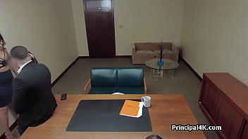 Kinky milf teen duo gets down on principal