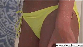 Alone amateur girl masturbate with sex dildo toys movie 27