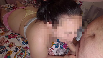 My horny step sister comes from the gym wanting to fuck cum in mouth