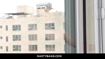 Pretty lesbian friends desperately craving for orgasms