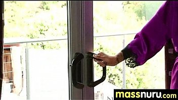 Nuru massage ends with a hot shower fuck 12