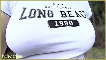 Milf braless tease Milf braless tease