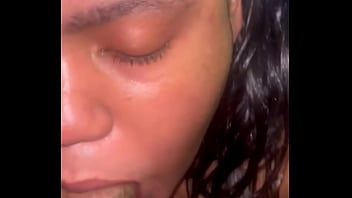 Balls milking raw sloppy blowjob