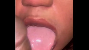Balls milking raw sloppy blowjob