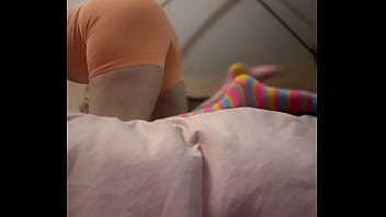 Horny fit milf maintains sexy curves bouncing on a huge dildo