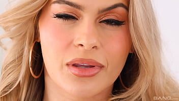 Nicole aria plays with a big cock and a big dildo