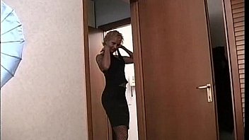 Lesbian sex in family for a blonde milf with a young slut