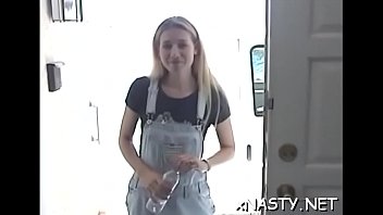 Gorgeous young blonde maid camille gets screwed hardcore