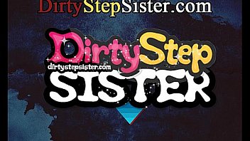 Stepsister in laced stockings in stepsibling sex