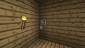 Showing my huge and sticky piston to wet my mc gf