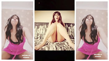 Striptease michellavienna wet tiny pussy so fucking wet