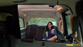 Girl on probation got in my taxi fake taxi