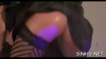 Lucky dudes receive soaked gratifying from horny darlings