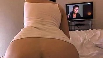 Russian brunette showing perfect ass