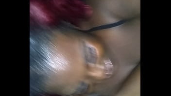 Black hood queen knows how to take dick good