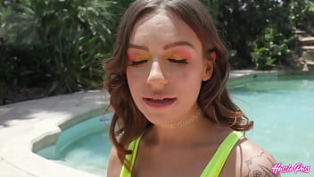 April olsen’s juicy booty gets creamed after anal marathon