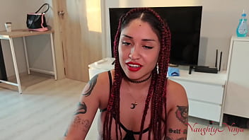 My sexy latina cleaning lady is doing her job naked for an extra tip