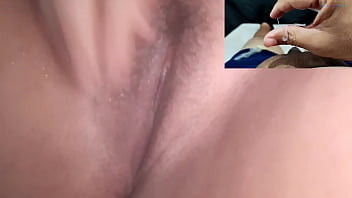 Me excitando com a novinha safada da minha ex batendo uma siririca gostosa que me fez gozar watch sheer red