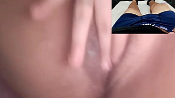 Me excitando com a novinha safada da minha ex batendo uma siririca gostosa que me fez gozar watch sheer red