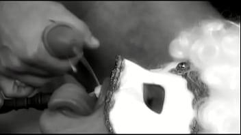 Claudia ferrari wears her opera mask while getting her asshole fucked