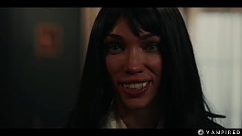 Octokuro cosplays vampirella horny lesbian vampire with huge tits mesmerizes sata jones into hardcore sex