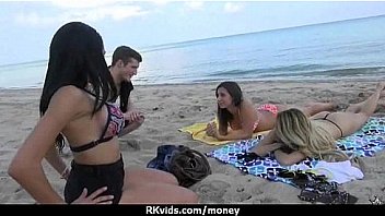 Sexy natural chick trades cash for some rough sex 23