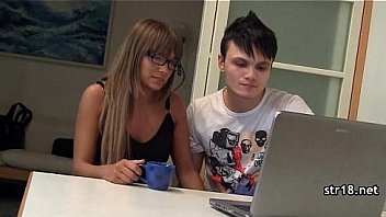 French teen slut sucks and fucks