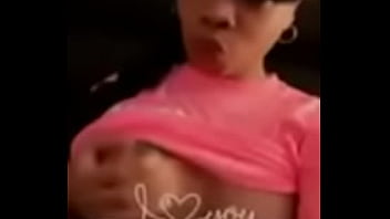 Woman watching porn gets horny