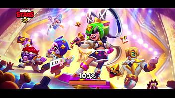 Playing brawl stard xxx