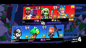 Playing brawl stard xxx