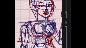 Desenhar uma mulher asiática exuberante