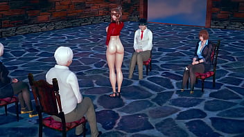 Bare bottom exposure of a girl to older audiences Bare bottom exposure of a girl to older audiences