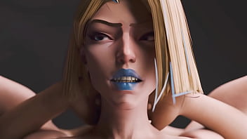 Chubby blonde riding on cock