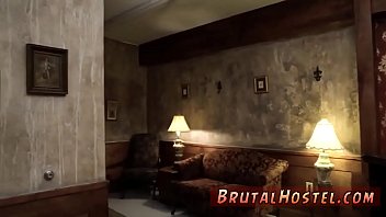 Rough gangbang triple penetration and tutor bondage excited young