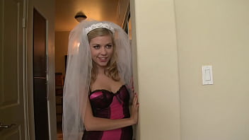 Nicole ray just got married and she wants to have insane wild sex with her husband to