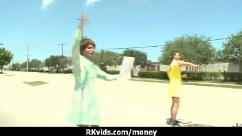 Sexy wild chick gets paid to fuck 14